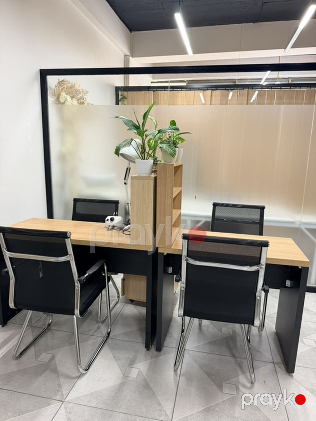 Düz masa, Siyirməsiz, Polkalı, Teksturalı laminat, Kredit yoxdur — Salon mebeli, Bakı (3)