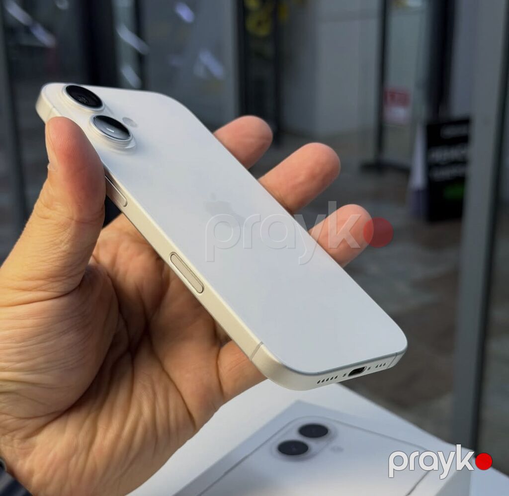 IPhone 16, 128 GB, Ağ, Zəmanət, Simsiz şarj, Face ID — Apple iPhone, Bakı (2)