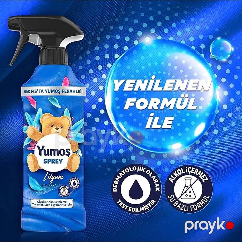 Yumoş Sprey Yıkaması Zor Eşyalar Için Lilyum 450 ml Yumoş Ev ve Tekstil Spreyi Lilyum Zor Eşyalar İçin 450 ml — Mallar, Bakı (4)