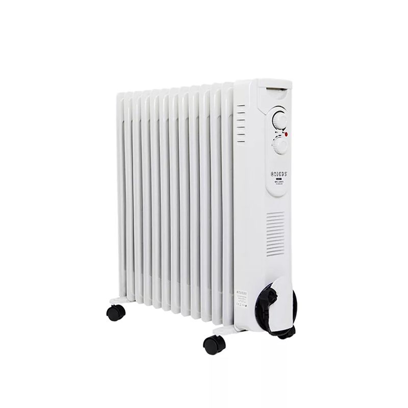 Radiator Q-4230/13 2500W 13-lü Elektrikli Radiator Otaq Qızdırıcı Ağ Rəngli Döşəmə İsidici Ağ Radiatoru — Isıtıcılar və isı ventilatorları, Bakı (2)