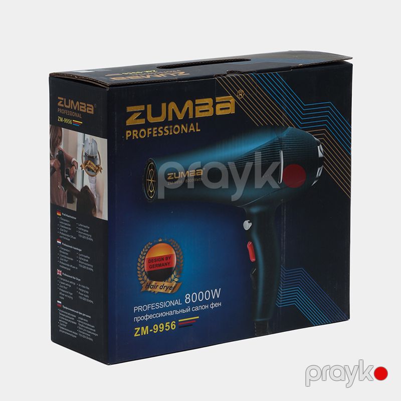 Zumba ZM-9956 Elektrikli Saç Quruducu Fen Hava Feni Saç Şəkilləndirici Fen 1000W — Fən, Bakı (6)