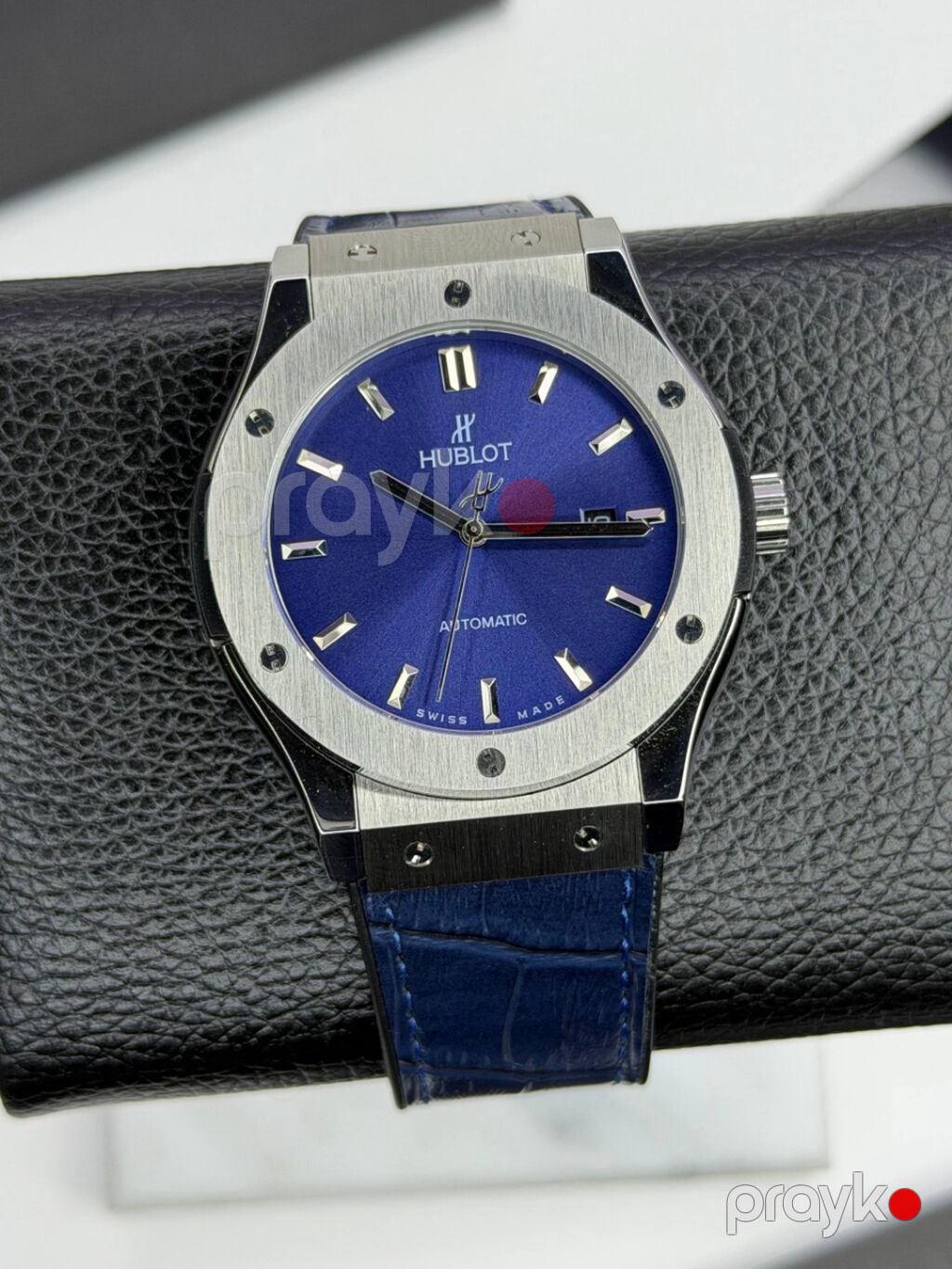 Hublot Classic Fusion Automatic – mavi siferblatlı, İsveçrə istehsalı — Qol saatları, Bakı (2)