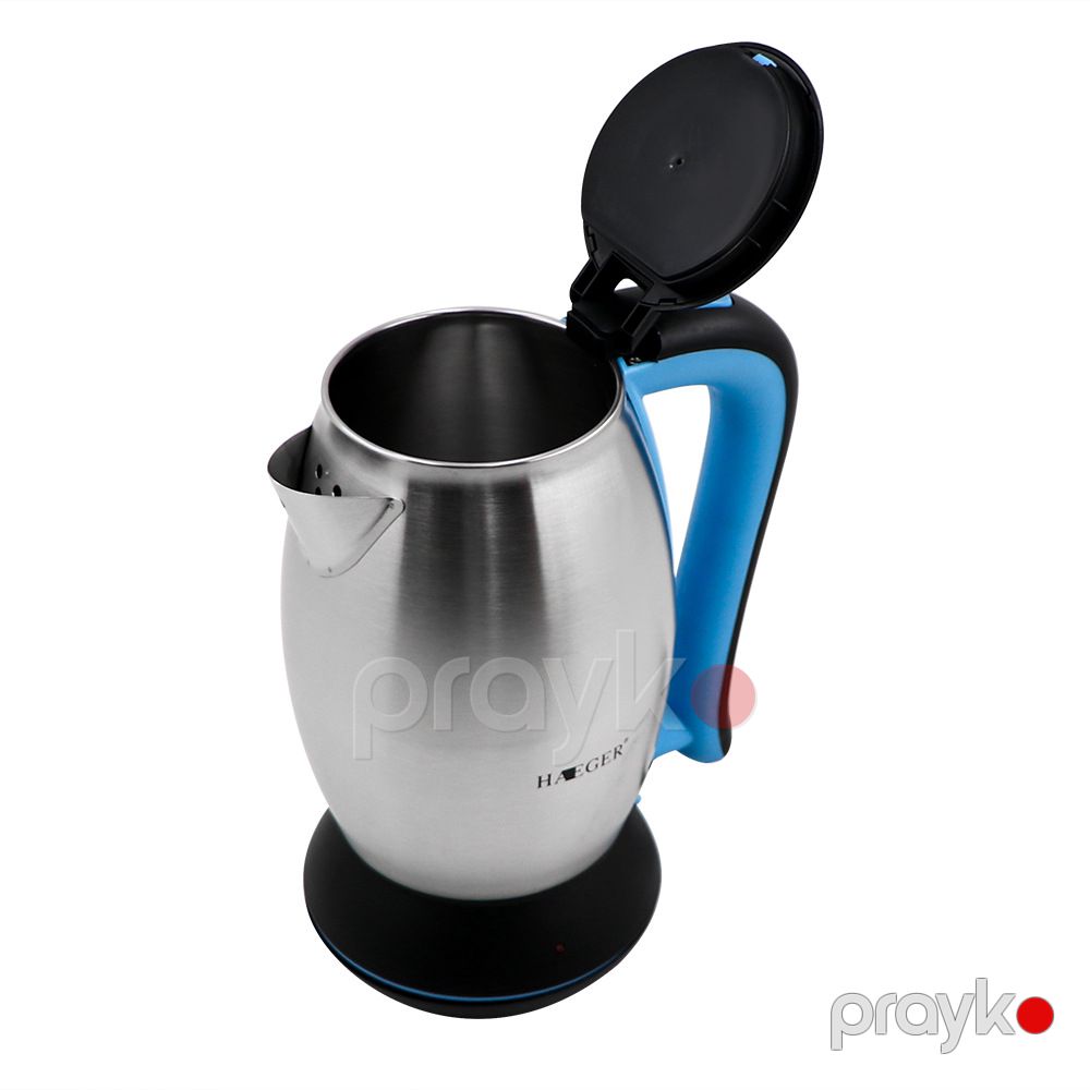 Haeger Elektrikli Çaydan, Kettle 220V Elektrikli Su Qızdırıcısı 2L Tutumlu Paslanmaz Polad Çaydan Mətbəx Avadanlıqları — Elektrik çaydanları və termoslar, Bakı (4)