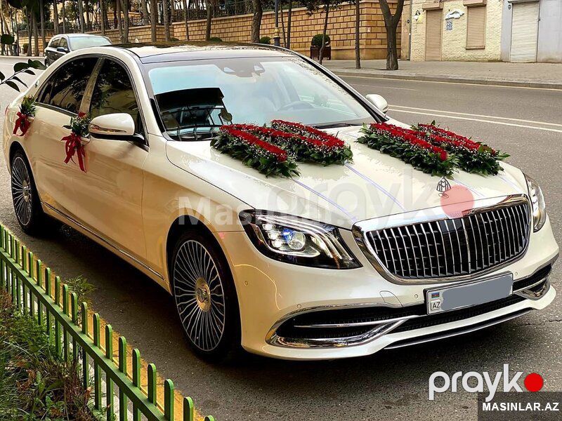 Mercedes Maybach S600, 2020 il 99-XD-444 — Minik avtomobili icarəsi, Bakı (6)