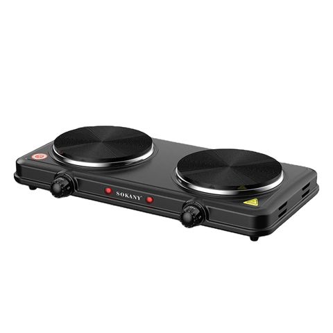 Sokany SK-5107 Çoxfunksiyalı Elektrikli İki Ocaqlı Qızdırıcı Soba Plitə 2000W — Bakı
