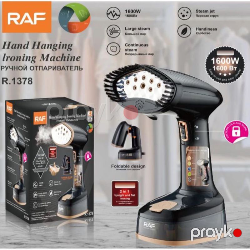 RAF R.1378 - Əl Buxarlayıcısı, 1600W Güc, Portativ Əl Buxarlayıcısı — Ev texnikası, Bakı (6)