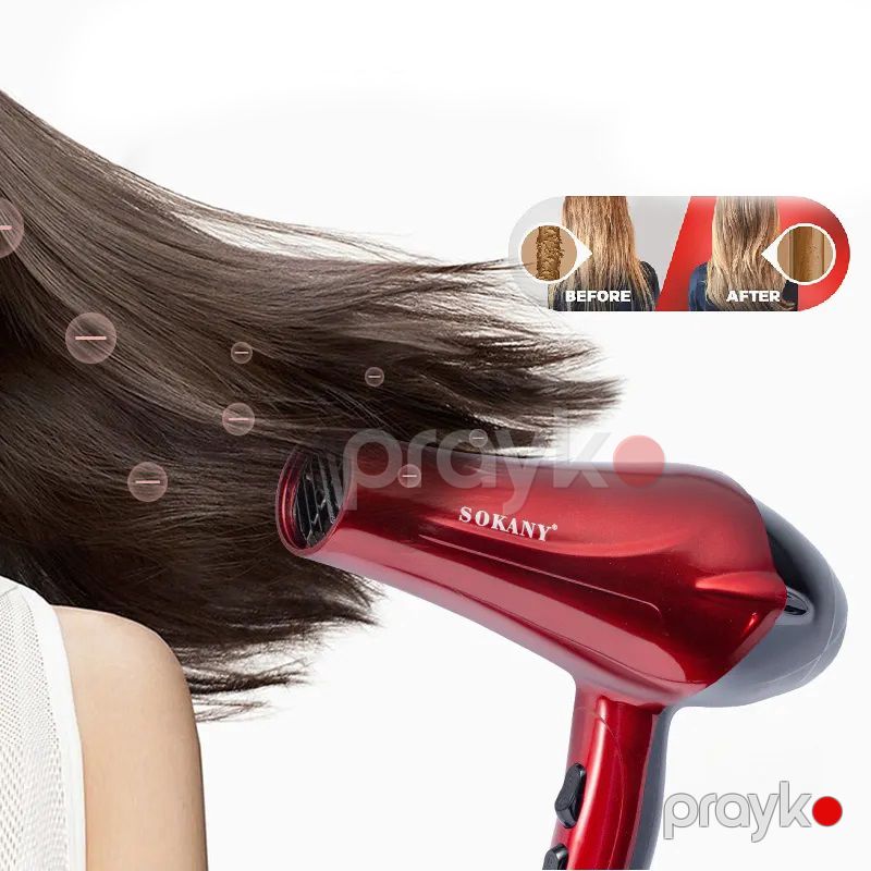 Yeni Sk-2211 Yüksək Keyfiyyətli Sokany Saç Qurutma Feni 2400W Güsə Mexsus Professional 3 Sürət Ayarlı Hava Feni — Fən, Bakı (3)
