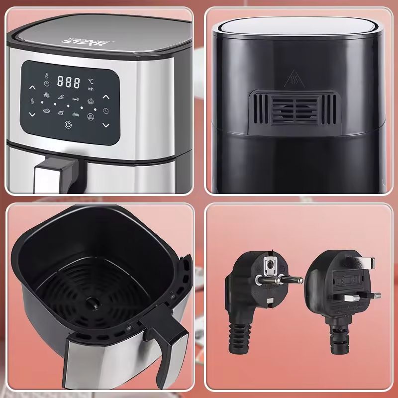 Wınnıng Star ST-9645 Airfryer Elektrikli Qızardıcı Hava Fritöz Tutum 5,5L — Digər mətbəx texnikası, Bakı (3)