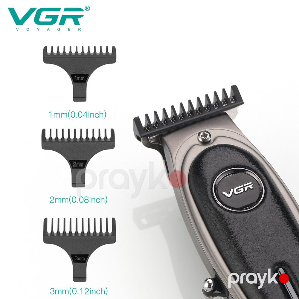 VGR V-262 Elektrikli Saç Kəsmə Aləti Paslanmayan Polad Bıçaqlı Trimmer — Usturalar, trimmerler və epilyatorlar, Bakı (3)