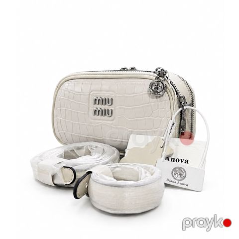 Qadın Mikro Çarpaz Asılan Çanta Crossbody Ağ — Bakı