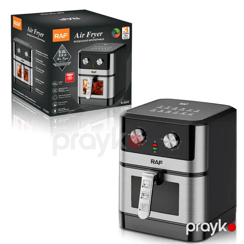RAF 8L Airfryer İstifadəsi Asan Rəqəmsal Hava Fritöz — Digər mətbəx texnikası, Bakı (2)