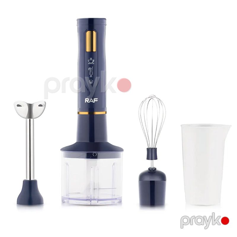 RAF R.372 Çoxfunksiyalı 4-ü 1 Arada Blender Yumurta Çırpıcı Doğrayıcı Üyüdücü Funksiyalı Blender 400W — Blenderlər, xırdalayanlar və mikserlər, Bakı (6)