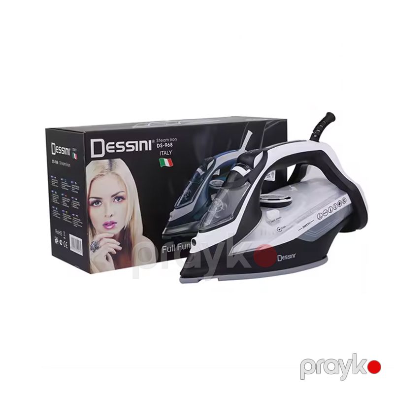 Dessını DS-968 Keramika Altlıqlı Buxarlı Ütü 2800W Gücündə Yüksək Keyfiyyətli Elektrikli Peşəkar Buxarlı Ütü — Ev texnikası, Bakı (4)