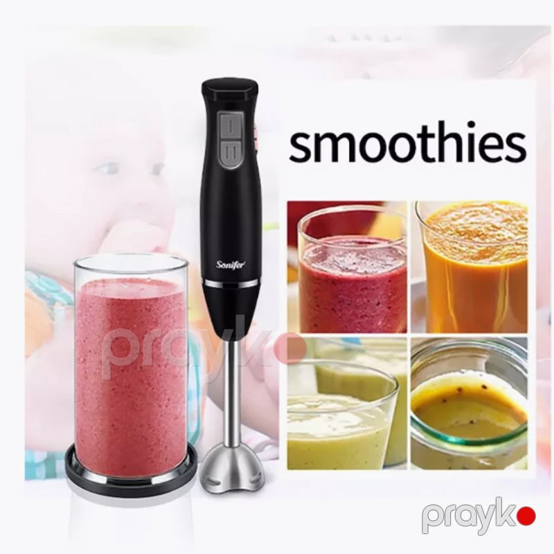 Sonifer SF-8045 Çoxfunksiyalı Əl Blenderi Paslanmaz Polad Əl Blenderi — Blenderlər, xırdalayanlar və mikserlər, Bakı (3)