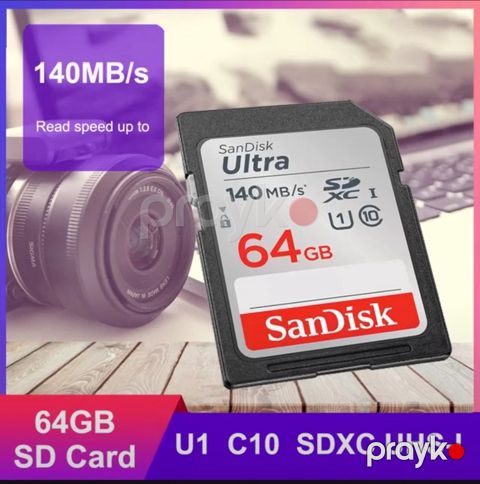 Yaddaş kartı Sandisk Ultra 140MB/s — Bakı