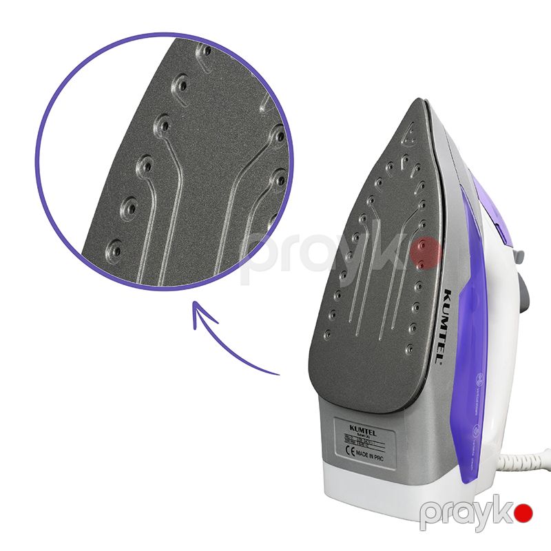 Kumtel HMU-01 Keramika Altlıqlı Buxarlı Ütü 2200 W — Ev texnikası, Bakı (5)