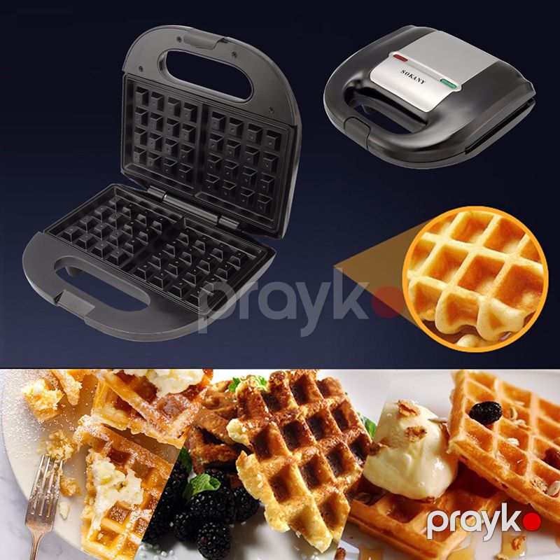 Sokany KJ-108 Səhər Yeməyi Üçün Çoxfunksiyalı Mətbəx Tosteri Vafli Hazırlayıcısı Mini Tost Bubble Waffle Maker 220V — Toster və vaflyasıcı, Bakı (3)