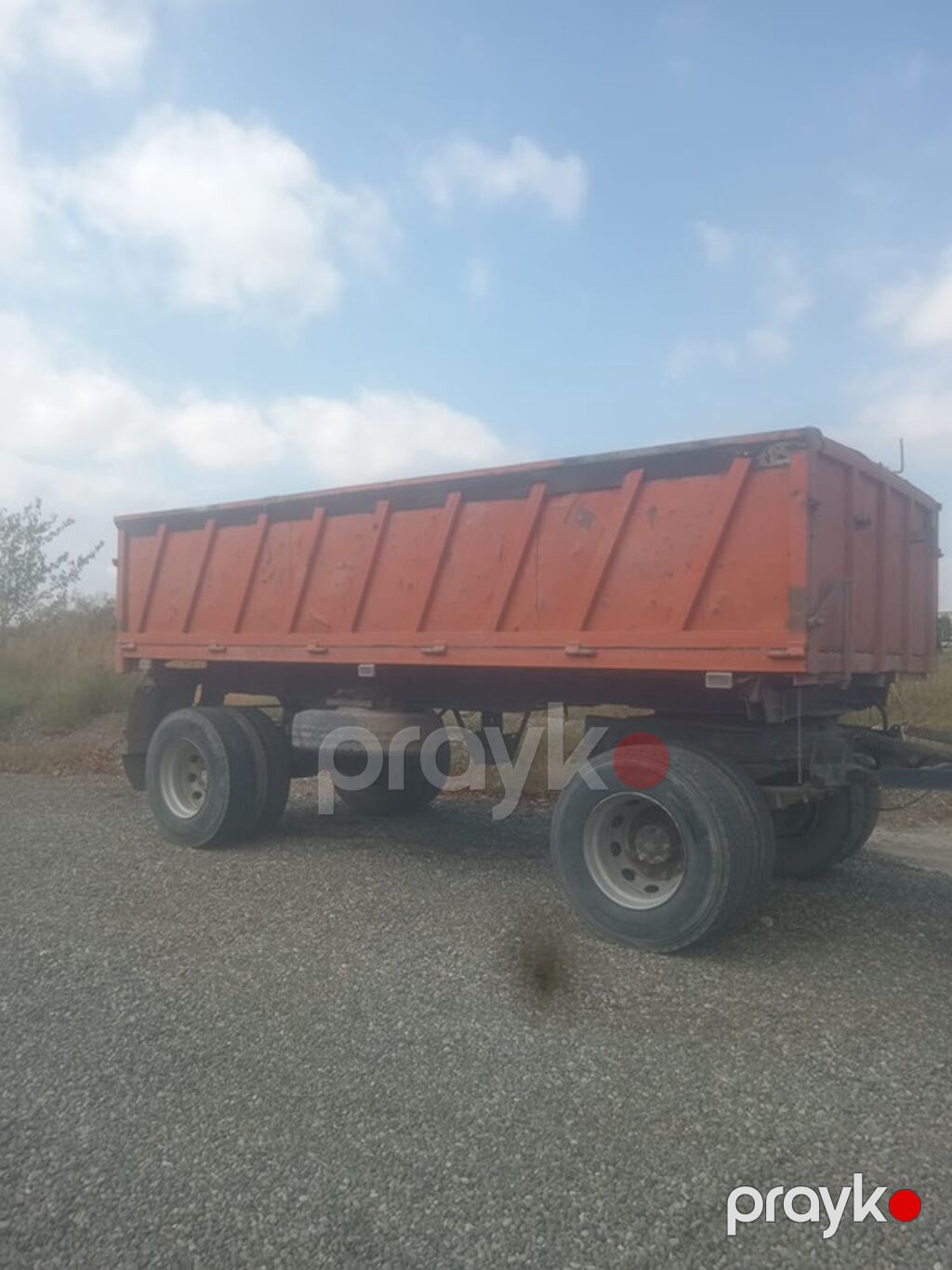 Sənaye tipli qoşqu – damper tipli yük qoşqusu - Korpus: möhkəm polad 57-ZA-261 — Qoşqular, Gəncə (3)