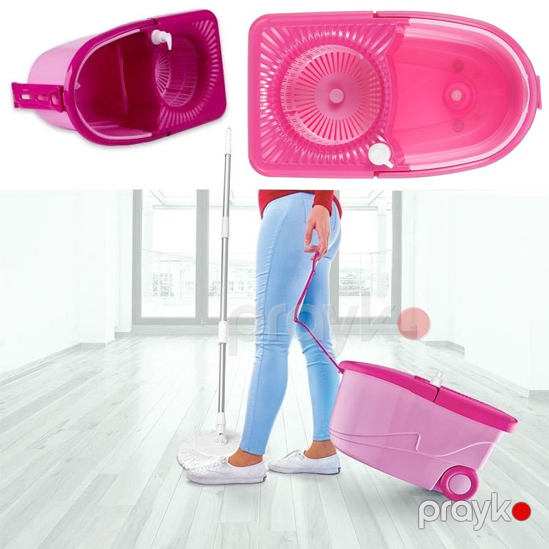 Flora F369 Trendy Təkərəkli Temizlik Seti Döşəmə təmizləyici mop dəsti — Mallar, Bakı (4)