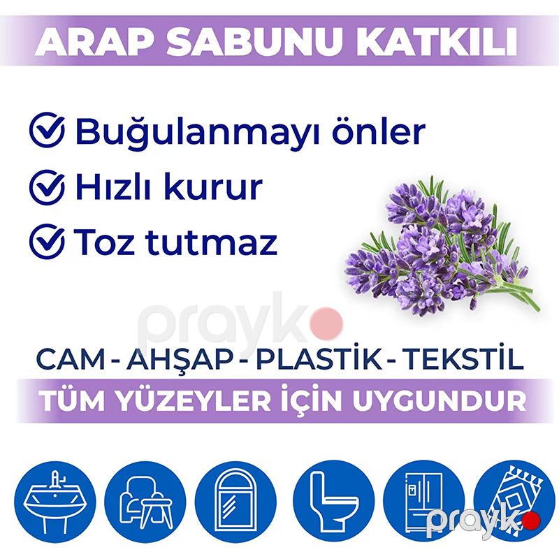 Bingo Pratik Yüzey Temizlik Havlusu Lavanta 96-lı Lavanta Kokulu Yüzey Temizlik Havlusu — Mallar, Bakı (4)