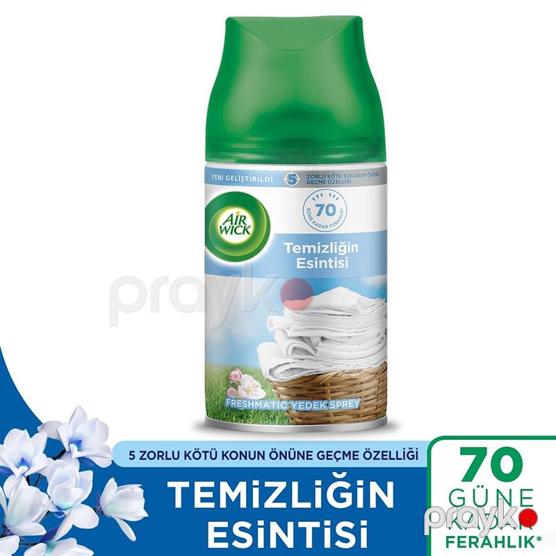 Airwick 70 Air Wick Freshmatic Otomatik Oda Kokusu Temizliğin Esintisi Yedek Sprey Avtomatik Sprey 250 Ml — Mallar, Bakı (3)