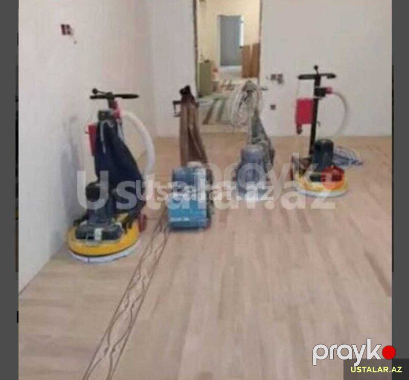 Pol parketin yonulması — Təmir xidmətləri, Bakı (6)