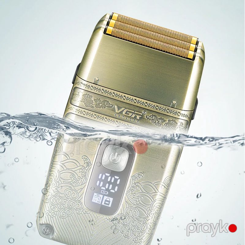 VGR V-335 Təraş Maşını Kişilər Üçün Yuyula Bilən Təkrar Doldurulan Peşəkar Təraş Maşını Trimmer — Usturalar, trimmerler və epilyatorlar, Bakı (6)