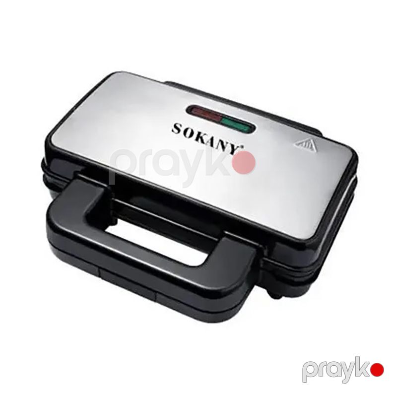 Elektrik Sokany Vafli Hazırlayan Maşın SK-BBQ-227 Elektrikli Yapışmayan Led İşıqlı Qril Toster Sendviç Maşını 1000W — Toster və vaflyasıcı, Bakı (7)