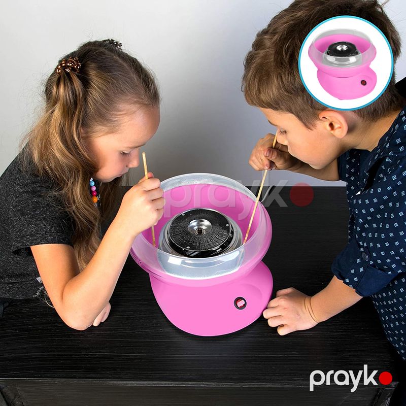 Elektrikli Şirin Pambıq Hazırlayıcı Pamuk Şeker Makinası Dəsti Konfet Maker Party DIY Pambıq Şirniyyat Maşını — Mallar, Bakı (7)