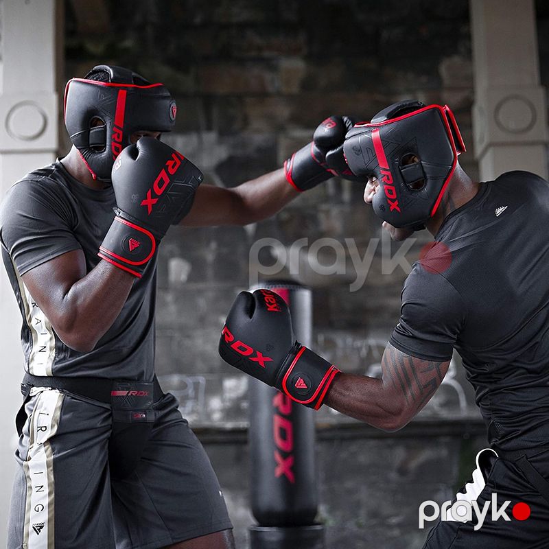 Baş Qoruyucu RDX Şlem F6 Kara Head Guard Black Boks MMA Baş Qoruyucu Kask Boks dəbilqəsi — İdman, hobi, istirahət, Bakı (3)