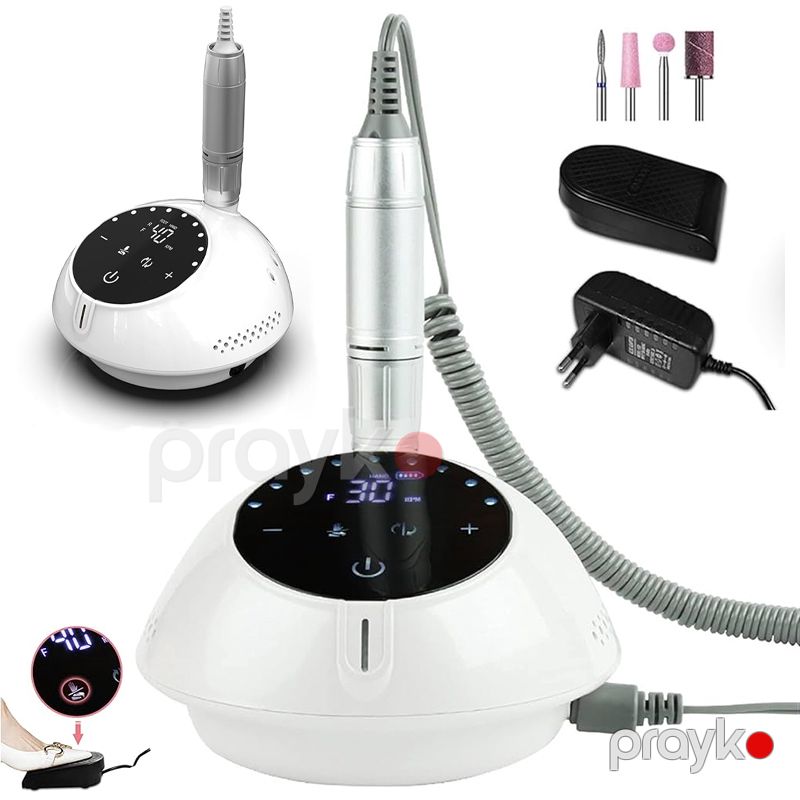 Manikür Pedikür Akril Gel Lak manikur aləti 30000rpm Ev və Salon İstifadəsi üçün Professional Dırnaq aparatı — Gözəllik və səhiyyə, Bakı (5)