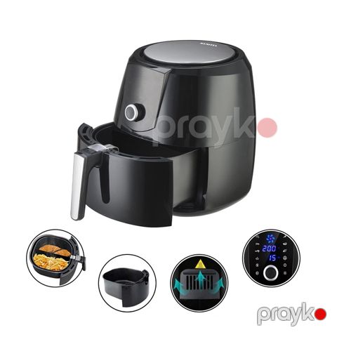 Kumtel HAF-06 Çoxfunksiyalı Qızardıcı Air Fryer Fritöz — Bakı