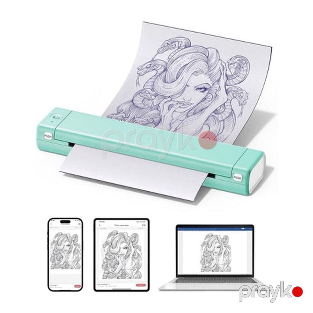 Printer "Phomemo M08F A4 Portable Blutooth Thermal" — Printerləri, Xırdalan (2)