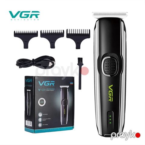 Kişilər Üçün Peşəkar VGR Maşinka Sıfır Kəşmə Özəlliyiylə Saç Saqqal Kəsicisi Təraş Maşını USB Saç Kəsmə Makası — Bakı