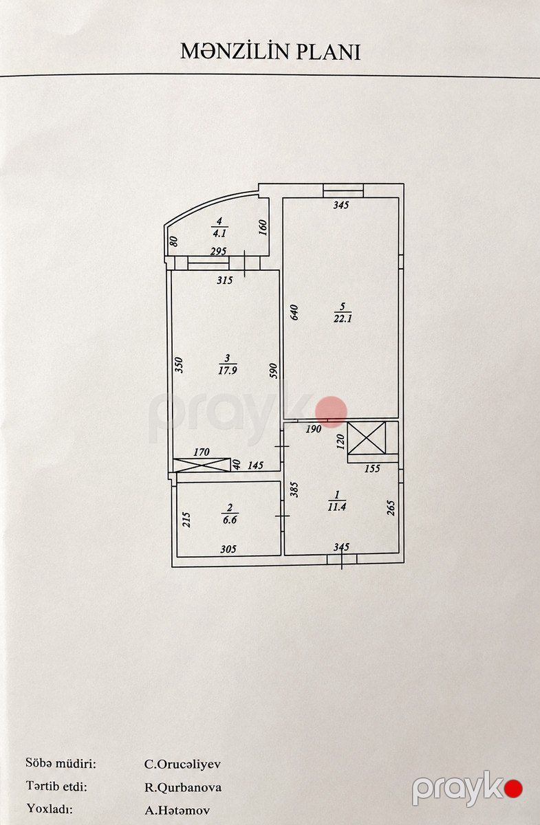 Satılır 1 otaqlı yeni tikili 64 m² — Mənzil, Bakı (5)