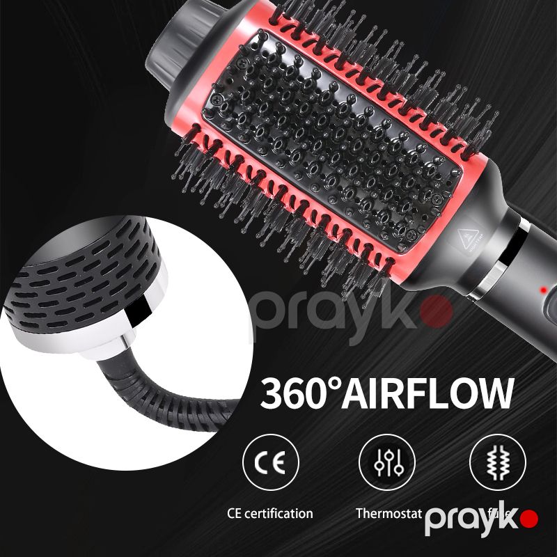 Moehair 2-si 1-də Fen Fırçası Saç Şəkilləndirici Fen Saç Quruducu Fen Saç Düzləşdirici Fen Fırçası,Hair Dryer Styler & Volumizer — Fən, Bakı (5)