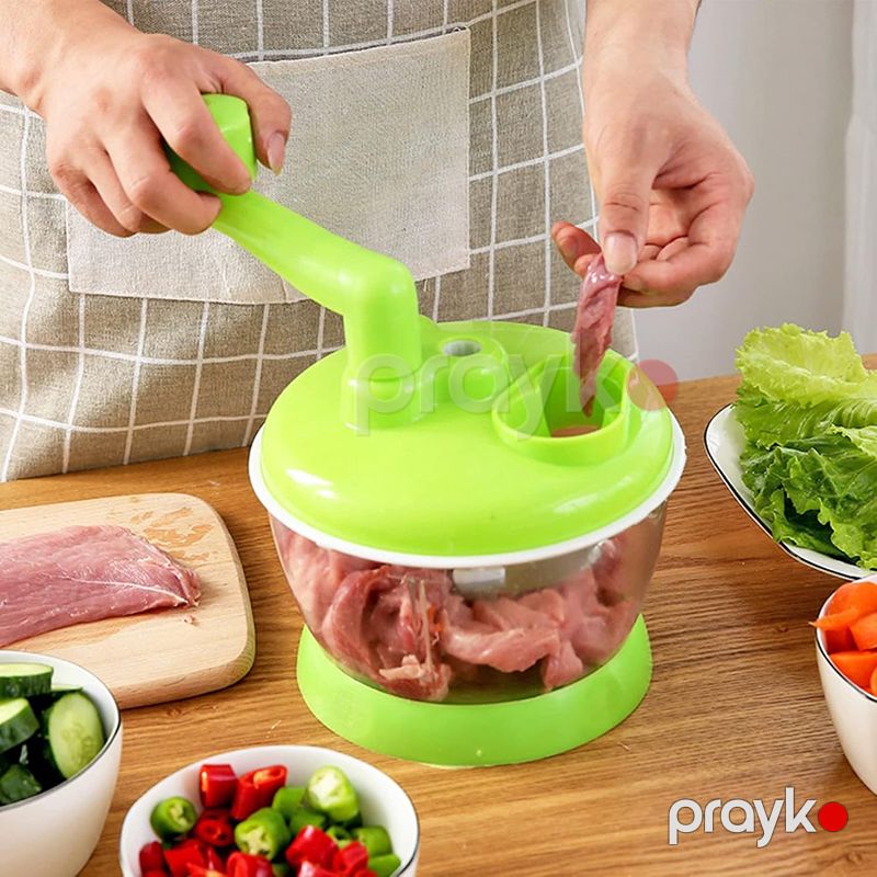 Əl ilə işləyən qida prosessoru çoxfunksiyalı Tərəvəz qida doğrayıcı kompakt və güclü tərəvəz və soğan doğrayıcı — Ev texnikası, Bakı (2)