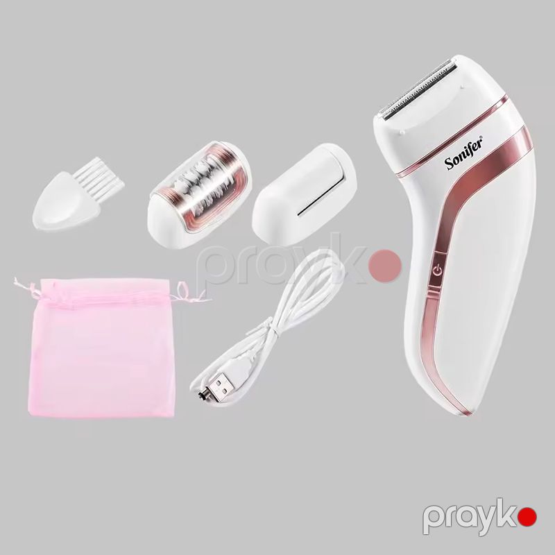 Sonifer SF-9551 3-ü 1 Arada Elektrikli Bədən Epilyatoru Qadın Üçün Epilyator — Usturalar, trimmerler və epilyatorlar, Bakı (2)