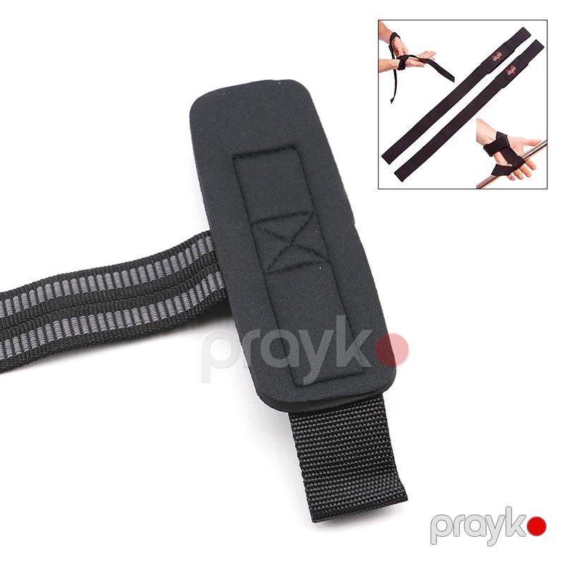 Valeo Çəki Qaldırıcı Lyamka Qayış Qara Rengli Ağırlıq Qaldırma Üçün Biləklik Kəmərli Fitnes Bilək Dəstəyi — İdman, hobi, istirahət, Bakı (4)