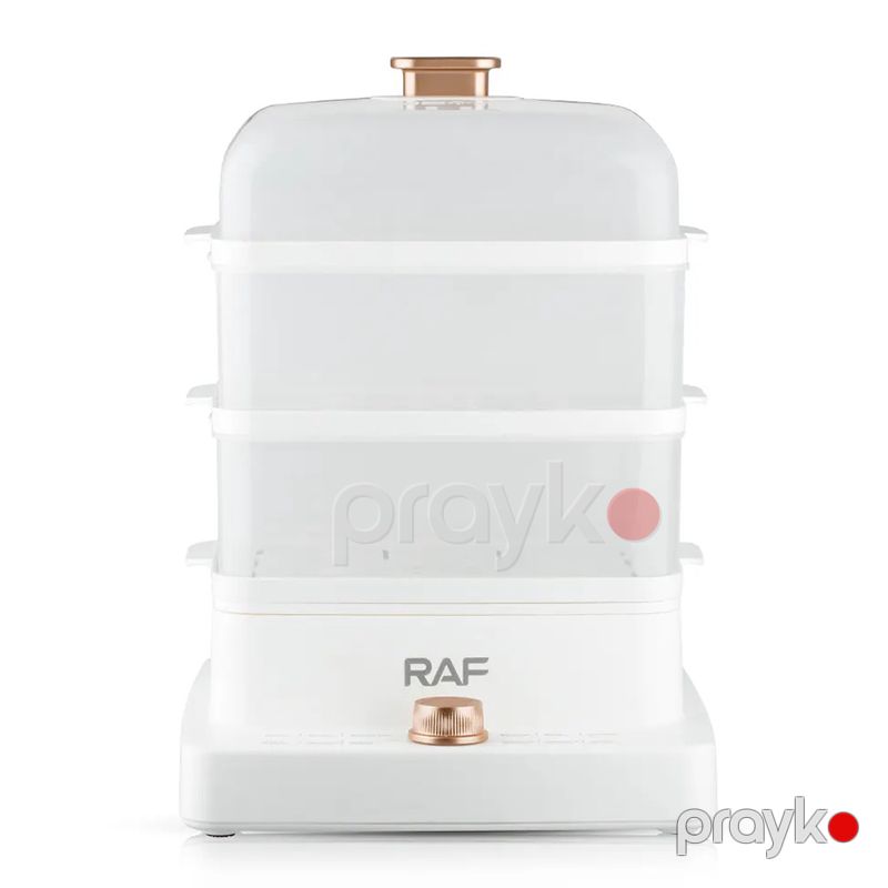 RAF R.5238 3 Qatlı Elektikli Tərəvəz Bişirici 1200W Gücündə Çoxfunksiyalı Buxar Qazanı 4L Buxarlı Tərəvəz Bişirici — Qablar və mətbəx əşyaları, Bakı (3)