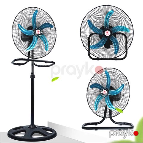 Yeni 3-ü 1-də Funksional Crown Ventilyator 60W Stend Ventilyator 5 Fərli Sərinkeş 3 Sürətli BSD 1836C — Bakı