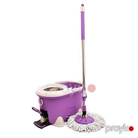 Muma X6 Tənzimlənən Mop Dəsti MK-1024-2 İstifadəsi Asan Pedallı Mor Döşəmə Təmizləyici — Bakı