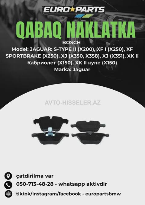 Jaguar S-Type/XF/XJ/XK qabaq naklatka Bosch — Bakı