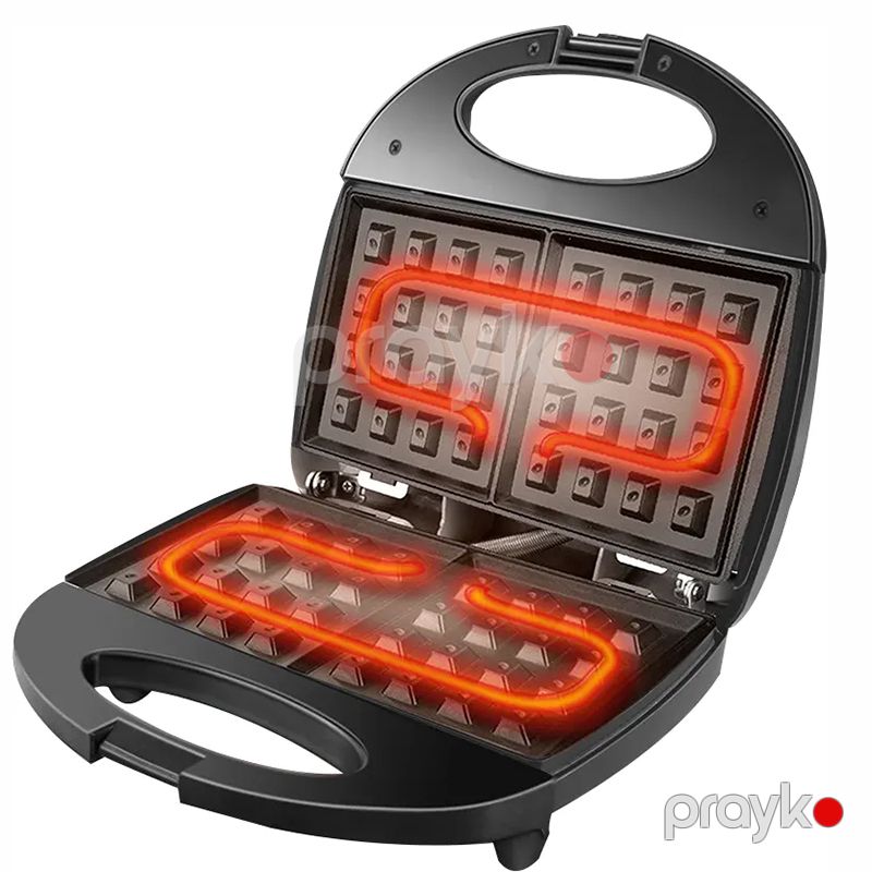 Sonifer SF-6134 Çoxfunksiyalı Elektrikli Vafli Hazırlayan Toster 750W — Toster və vaflyasıcı, Bakı (4)