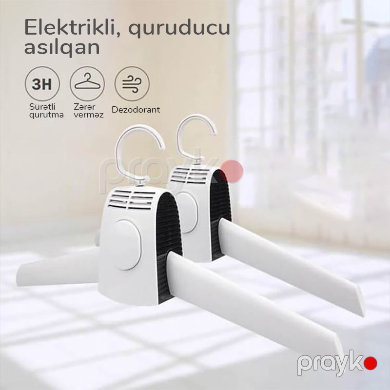 Paltar Və Ayaqqabıların Qurudulması Üçün Elektrikli Asılqan — Mallar, Bakı (7)
