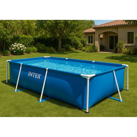 İntex 28272 Metal Frame Hovuz 300 x 200 x 75 sm — Bağ və bağça