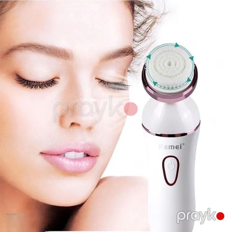 Kemei KM-2190 Simsiz Qadın Epilyatoru Fırlanan Başlığa Malik Epilyator 5 Başlıqlı Epilyator — Usturalar, trimmerler və epilyatorlar, Bakı (4)