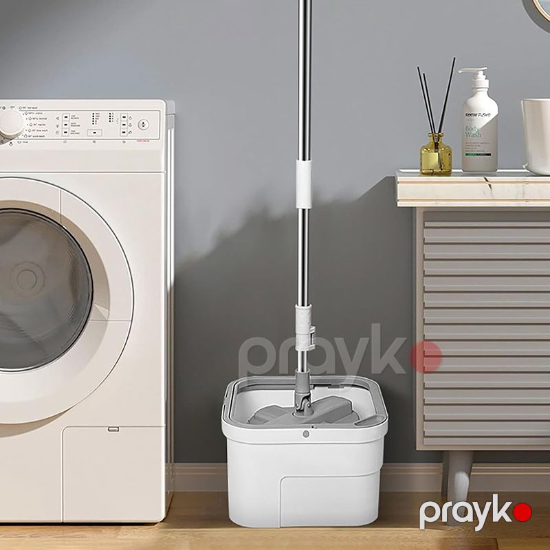 Topwill Mop Vedrə Dəsti Avtomatik Təmizləyici Mop Dəsti Təmiz Suyu və Çirkli Suyu Ayıran Döşəmə Təmizləyici Mop TB500x 1.7 Litr — Mallar, Bakı (4)