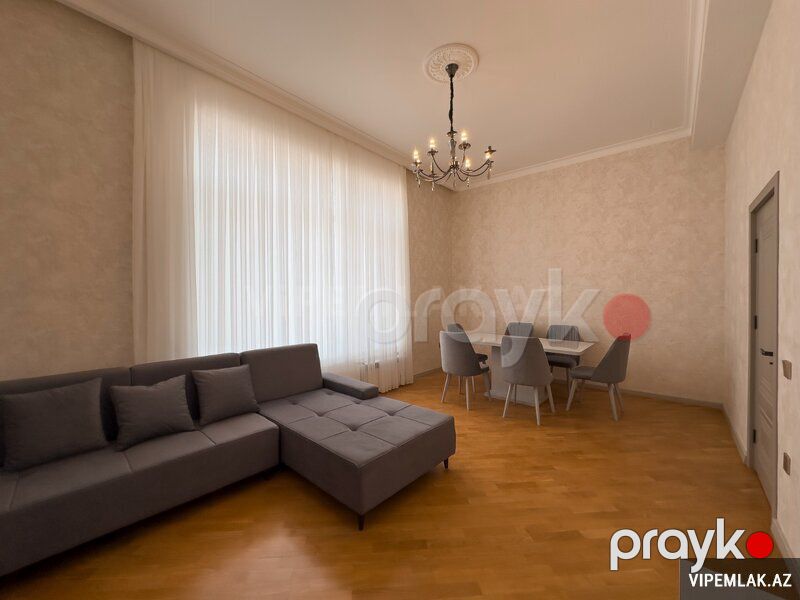 Səbail rayonunda 2 otaqlı Yeni tikili Kirayə verilir, 87 m² — Mənzil, Bakı (7)