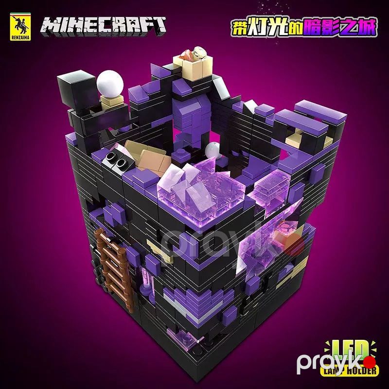 Lego Oyunu Constructor Renzaıma Minecraft LED Lampalı Tikinti Bloklar 915 hissə, Minecraft 695 — Oyuncaqlar, Bakı (3)